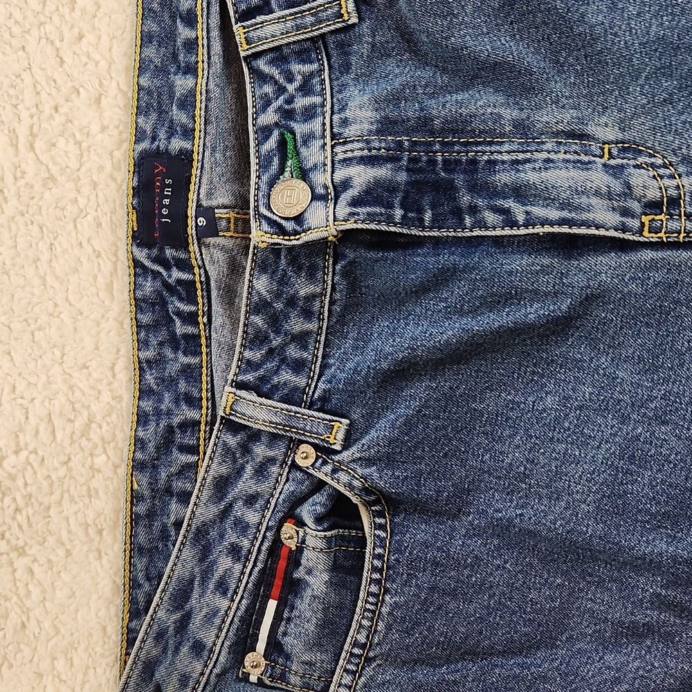Classic Blue Denim Jeans Tommy Hilfiger 9 90s - Picture 3 of 7